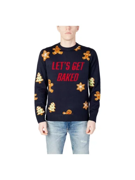 Dzianinowy sweter Only & Sons niebieski