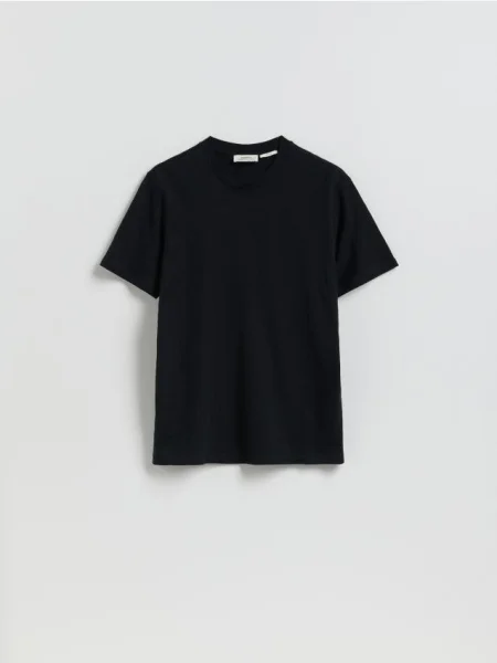 Reserved Tricou regular fit cu adaos de in negru