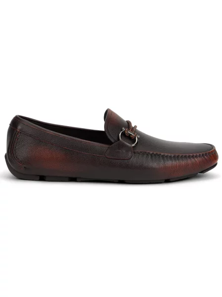 Półbuty Ferragamo brązowe