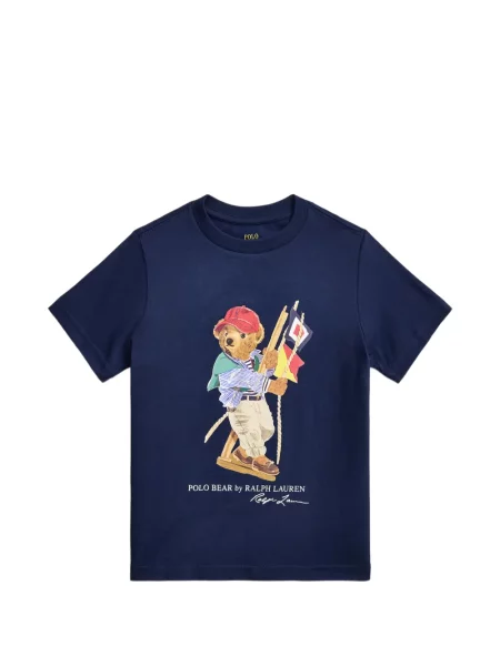 Koszulka polo dziecięca Polo Ralph Lauren niebieska