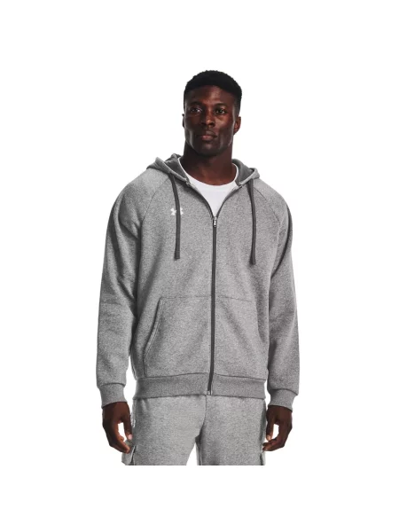 Majica s kapuljačom Under Armour od flisa siva