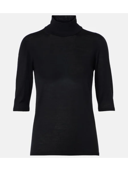 Pulover Max Mara de lână negru