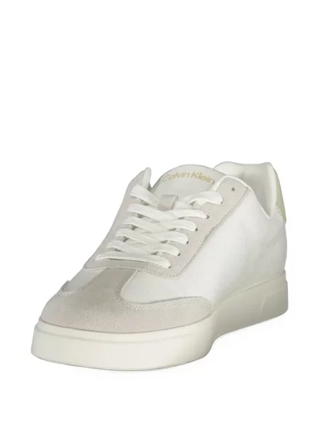 Sneakerși Calvin Klein cu imagine alb