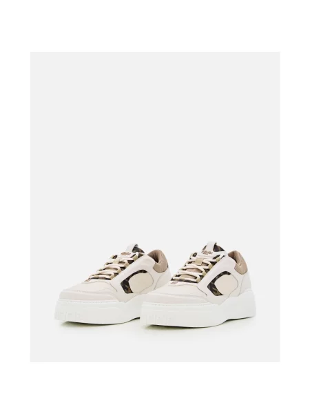 Sneakersy Fendi skórzane beżowe