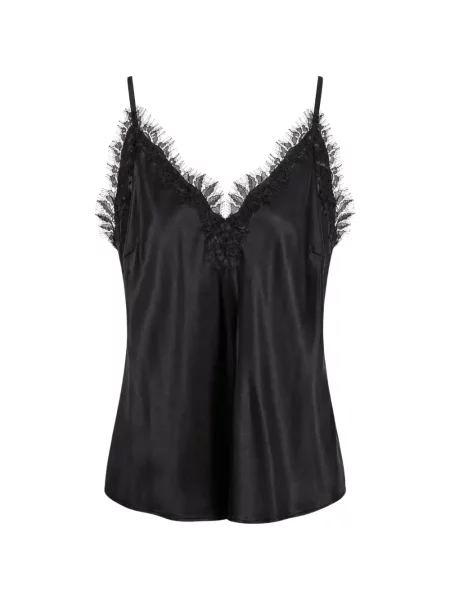 Maiou Gold Hawk din dantelă negru