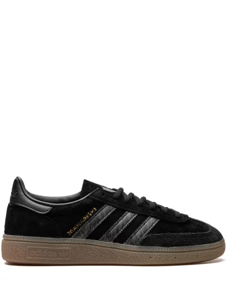 Sneakerși Adidas din piele de căprioară negru
