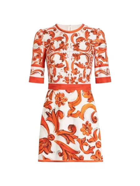 Scurt rochie Dolce & Gabbana cu imagine alb