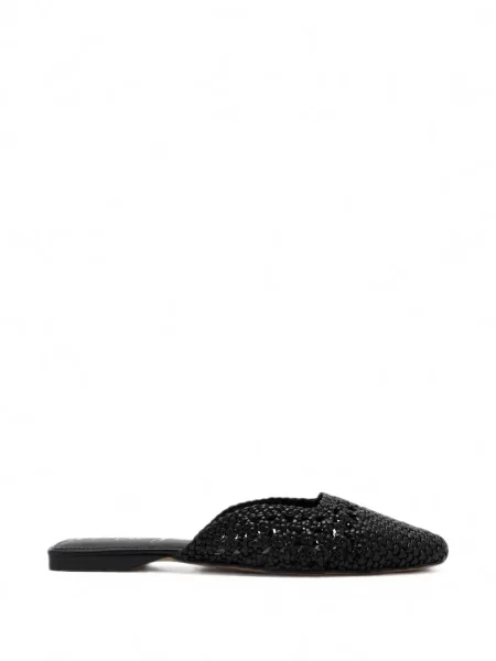 Papuci tip mules Sam Edelman fără toc negru