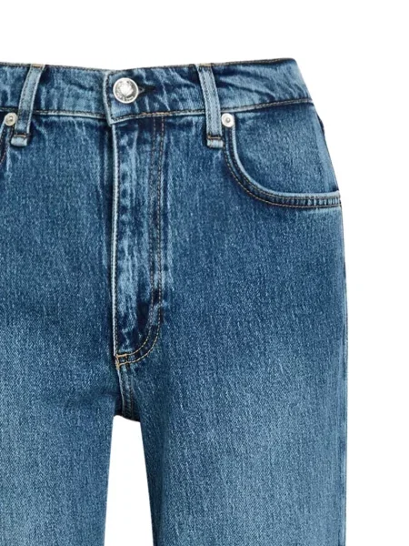 Blugi drepți Rag & Bone albastru