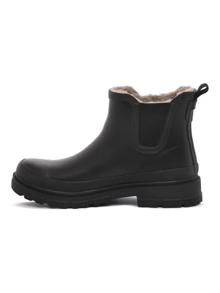 Pantofi Verbenas cu blană negru