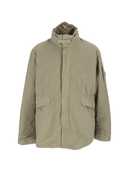 Geacă C.p. Company cu glugă din țesătură twill