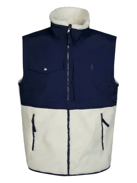 Pulover Polo Ralph Lauren cu autograf alb
