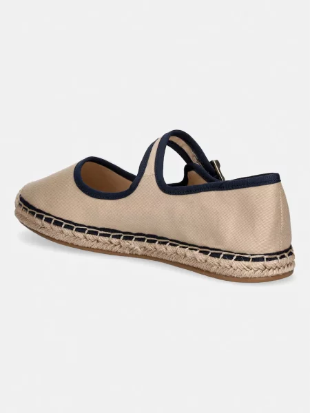 Tommy Hilfiger Espadryle Buckle Maryjane Espadrille Brązowy beżowe