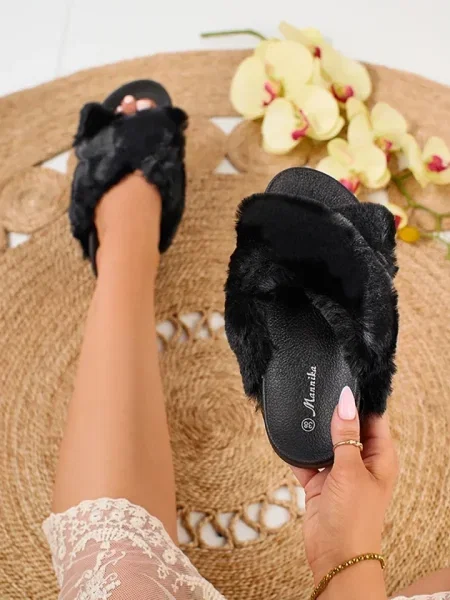 Domáce papuče Resti čierna