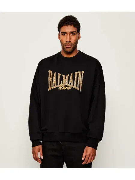 Balmain Hanorac | Oversize fit negru