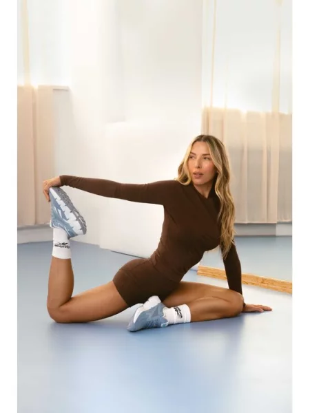 Cyklistické šortky Reebok hnědé