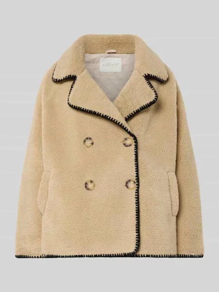 Kurtka z futerka z wpuszczanymi Apricot