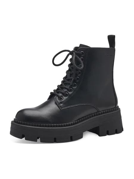 Pantofi Tamaris cu șireturi negru
