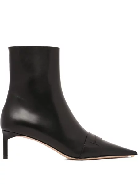 Cizme scurte Tom Ford din piele negru