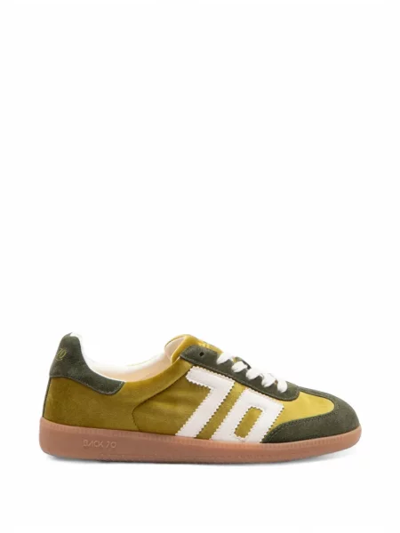 Sneakerși Back 70 cu șireturi din dantelă galben