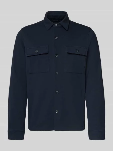 Koszula-kurtka w kroju regular fit z na piersi Lerros