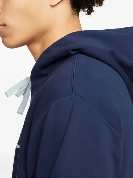 Fleecové běžecké kraťasy Nike s vázáním červené