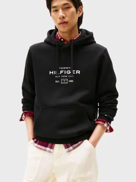 Толстовка Tommy Hilfiger чорна
