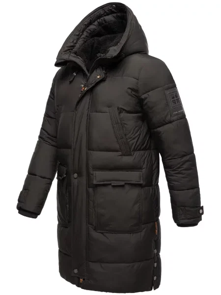 Geacă parka Stone Harbour cu strasuri negru