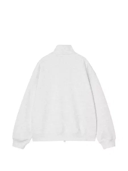 Pulover Carhartt Wip cu aplicații gri