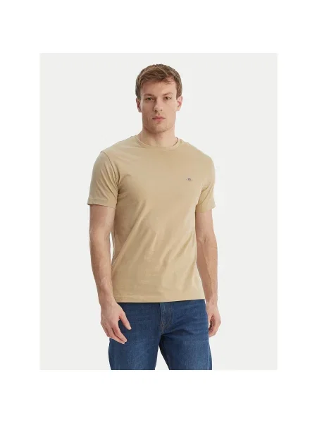 Gant Majica Shield bež