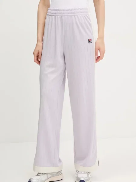 Fila spodnie dresowe Lorce gładkie fioletowy