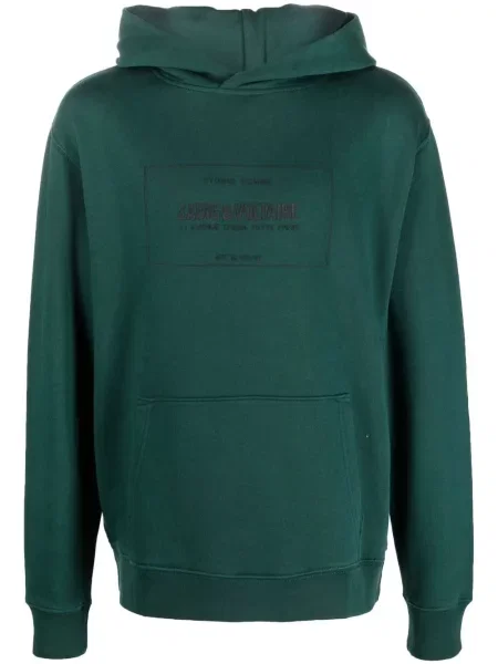 Hanorac cu glugă Zadig&voltaire cu imagine verde
