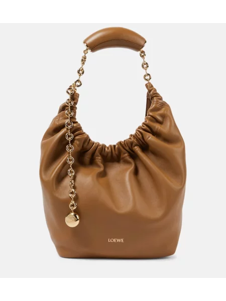 Geanta de piele Loewe din piele maro