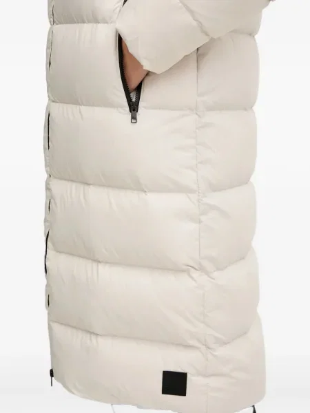 Palton Jack Wolfskin cu glugă alb