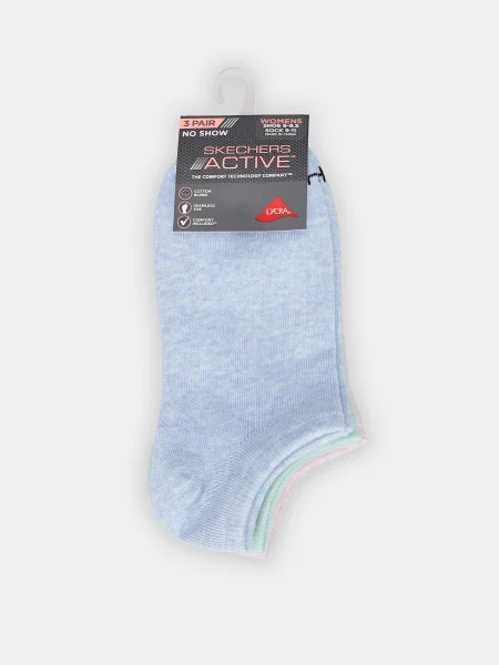 Skechers Набір шкарпеток Бавовна/поліестер блакитний