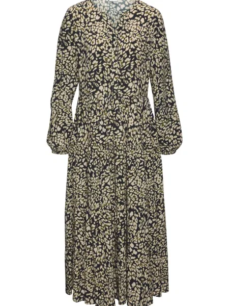 LASCANA Dolga srajca / marine / oliva bež