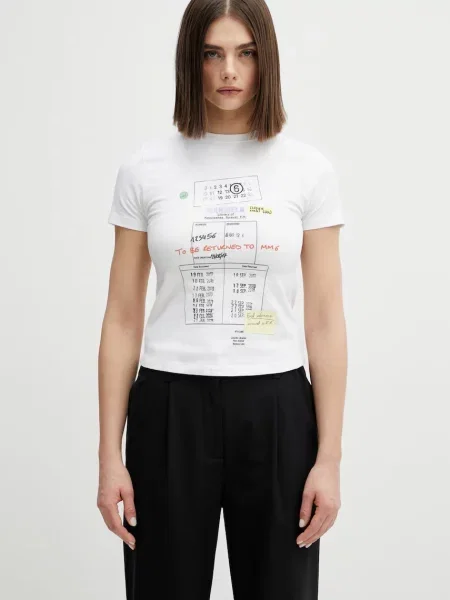 Maison Margiela t-shirt białe