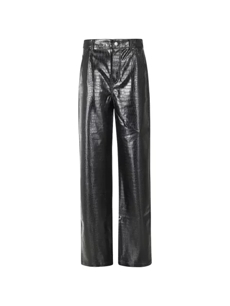 Pantaloni Des Phemmes din piele negru
