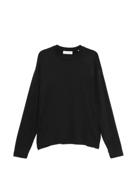 Kerek nyakú hosszú póló Fear Of God Essentials fekete
