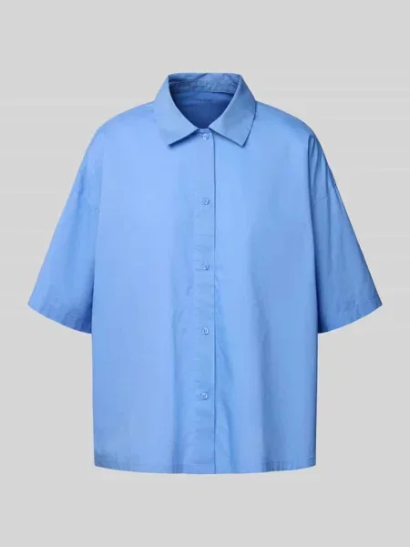 Góra od piżamy z listwą guzikową na całej długości Calvin Klein Underwear błękitna