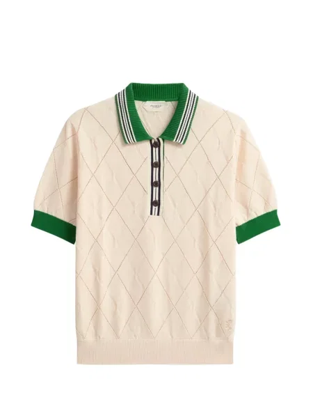 Tricou polo Pringle Of Scotland cu model argyle