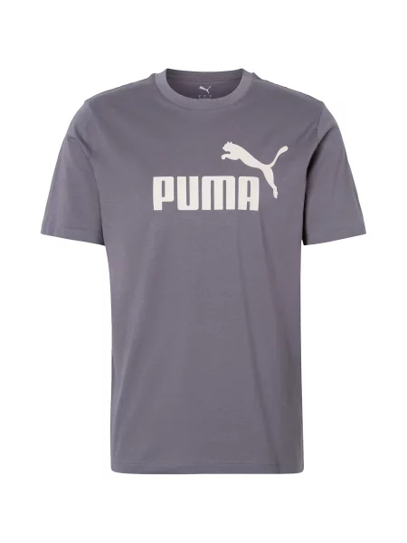 PUMA Tricou funcțional ESS No. 1 gri / murdar alb