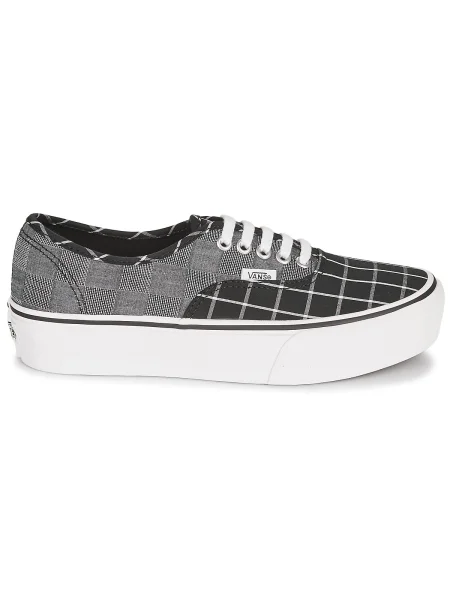 Platform talpú félcipő Vans szürke