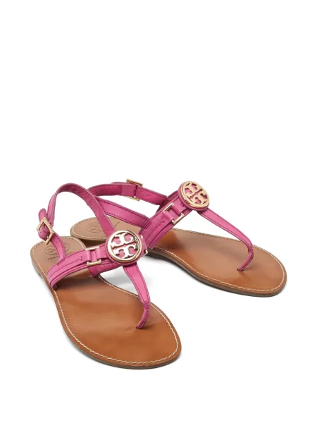 Chiloți tanga Tory Burch cu autograf roz