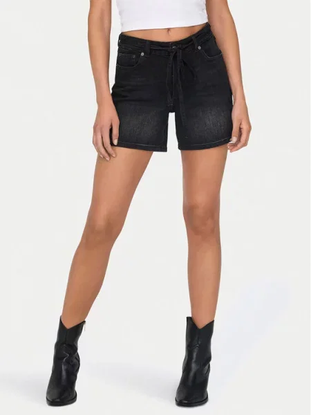 ONLY Джинсові шорти Gianna чорний