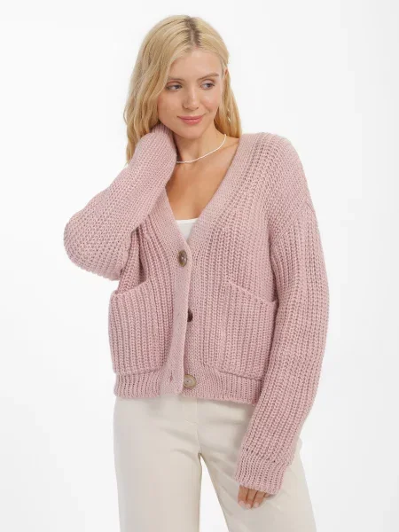 Кардиган Sewel пудра вовна/акрил