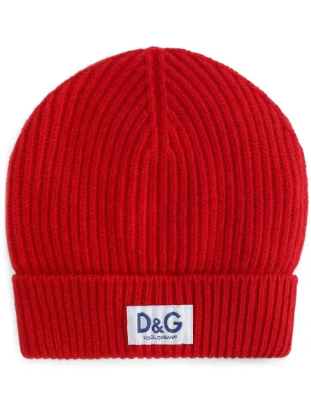 Căciulă Dolce & Gabbana tricotate roșu