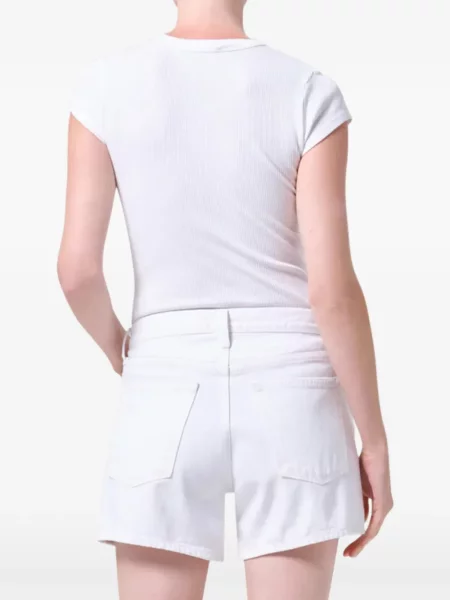 Pantaloni scurți Agolde alb