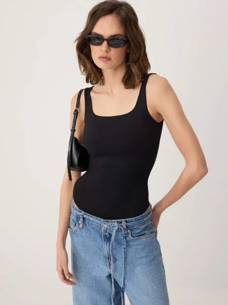 Trendyol Tricou body negru
