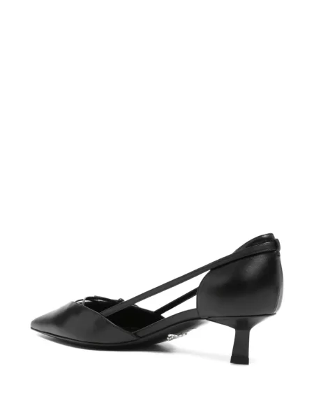 Pantofi cu toc Prada din piele negru